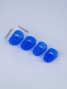 4pcs Random Color Finger Protector - Multicolor - View 4