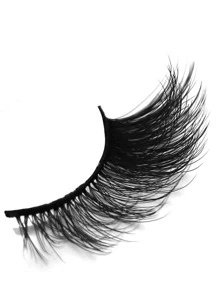 5對貓眼全條假睫毛 - 黑色 - 查看 4