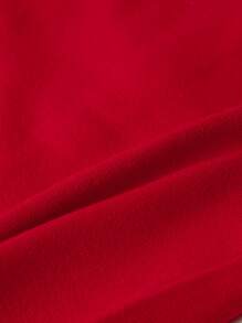 Baby Girls' Fashionable Knitted Cardigan Sweater With Bow Tie Detail For Spring/Summer - Red - View 3