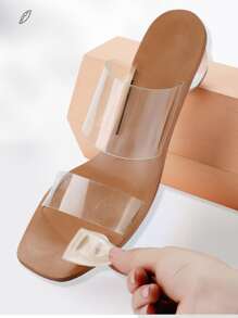 1雙透明防滑前足護理鞋墊 - 無色 - 查看 4