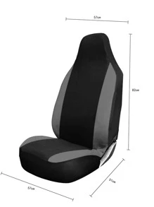 1pc Minimalist Car Seat Cover - Multicolor - View 3