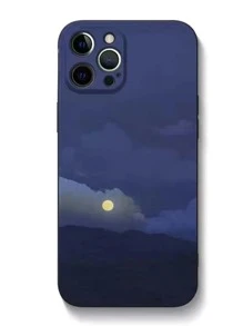 2入組裝情侶風景圖案手機殼相容於 iPhone15/15Plus/15Pro/15Promax - 彩色 - 查看 5