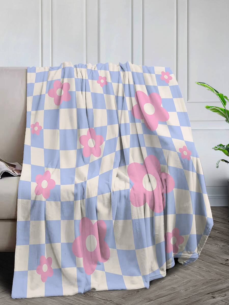 1 cái chăn hình hoa - Nhiều màu - Xem 1