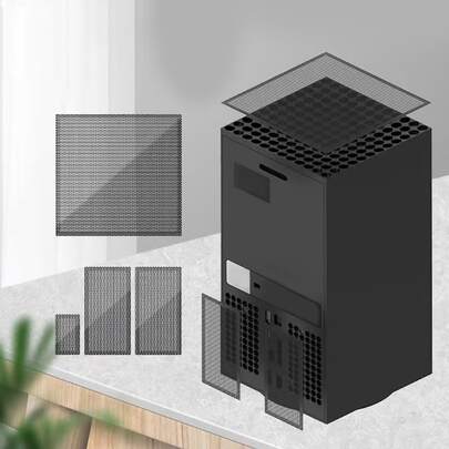 4 sztuki osłony przeciwkurzowej konsoli Series X, czarne