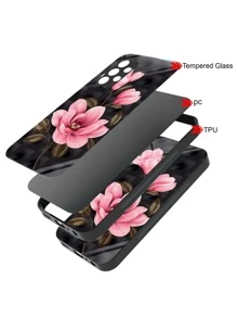 Ốp lưng silicon TPU cứng cáp, chống sốc, mặt kính trong suốt, tương thích với điện thoại Galaxy, v.v. - Màu nghệ tây, phiên bản quốc tế, không phải phiên bản nội địa. - Nhiều màu - Xem 4