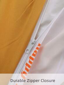 Halloween Pumpkin Pattern Duvet Cover Set Without Filler - Multicolor - View 8