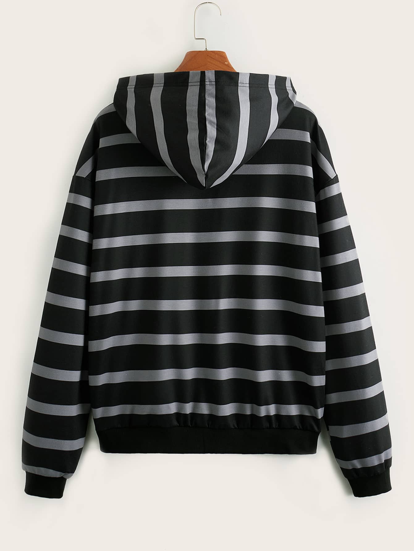 Our Striped Zip Up Hoodie is such a vibe - ROMWE