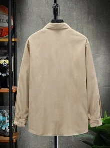 Manfinity Men Plaid Print Shirt Without Tee - Khaki - View 2