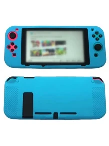 Funda de silicona compatible con Nintendo Switch - Azul - Ver 2