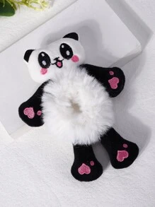 可愛熊貓設計髮圈 - 彩色 - 查看 2