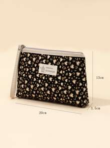 Leopard Pattern Makeup Bag Makeup Pouch Skincare Bag Toiletry Bag Packing Cubes, Cruise Essentials Dorm Essentials, Wedding Bridesmaid Gifts, Mom Gifts, Birthday Gifts For Friends And Teachers, Home Decor Vanity, Make Up Pouch, Small Makeup Bag, Cosmetic Bag, Large Capacity, Large Makeup Bag, Christmas Gifts, Pouch, Gifts Pouch / Small Handbag, Makeup Organizer, Mini Pouch, Large Capacity Pouch, Gifts Christmas Gift Ideas For Women,Pouch,Makeup Pouch,Travel Essential - Multicolor - View 6