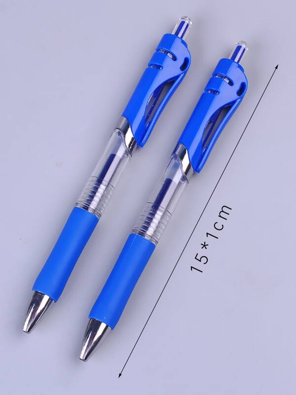 3pcs Random Color Gel Pen SHEIN USA