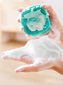 1入組矽膠寵物沐浴按摩刷 - 藍色 - 查看 8