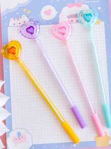 4入組愛心設計中性筆