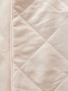 花卉刺繡衍縫床單 - 粉色 - 查看 5