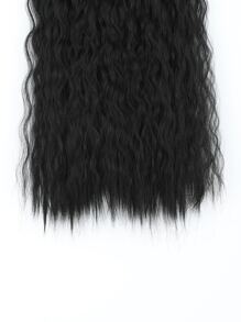 1pc Long Curly Hairpieces - Black - View 5