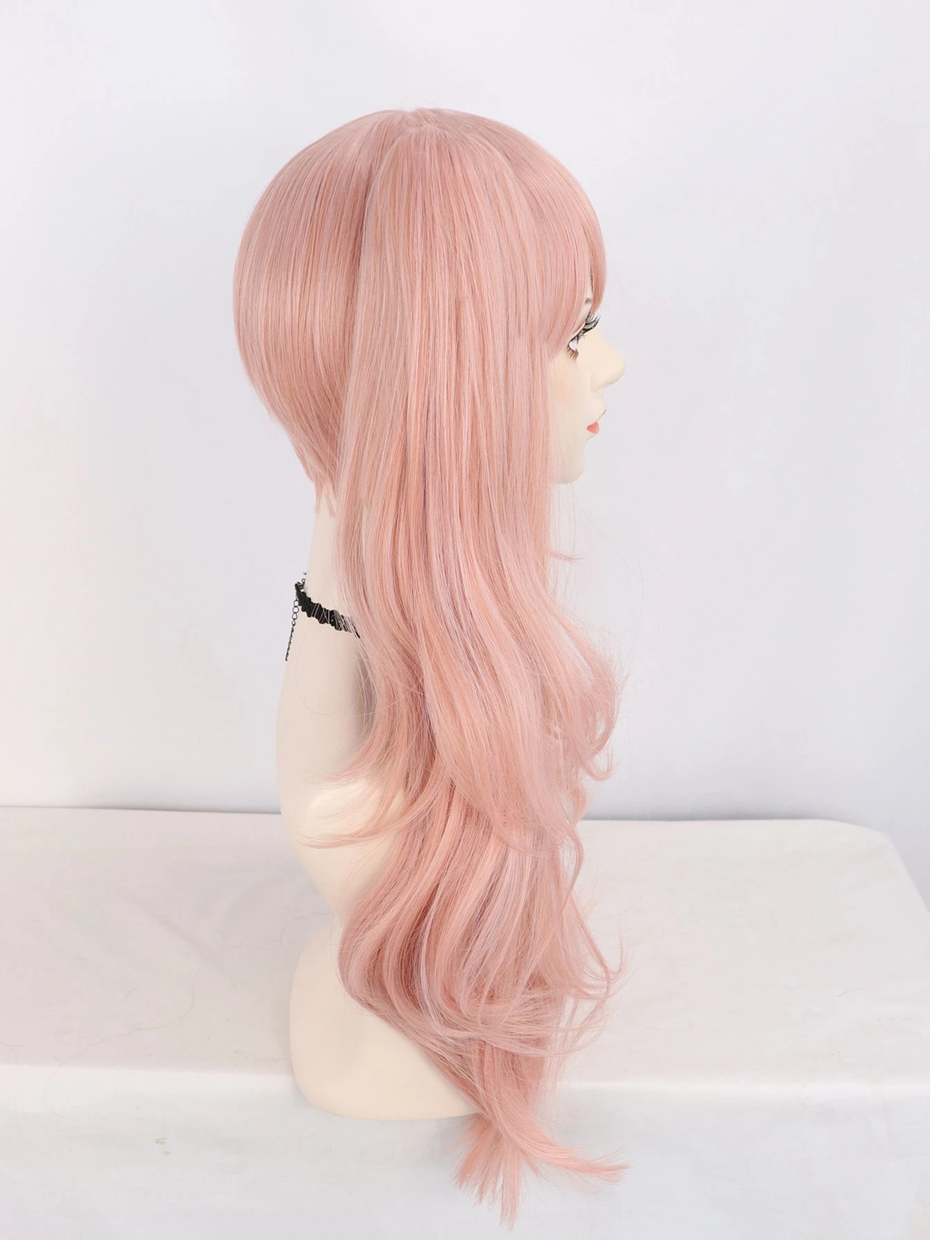 Miniatura 5 de 1 pieza Peluca sintética cosplay largo doble coleta con tupe &amp; 1 pieza Gorro de peluca