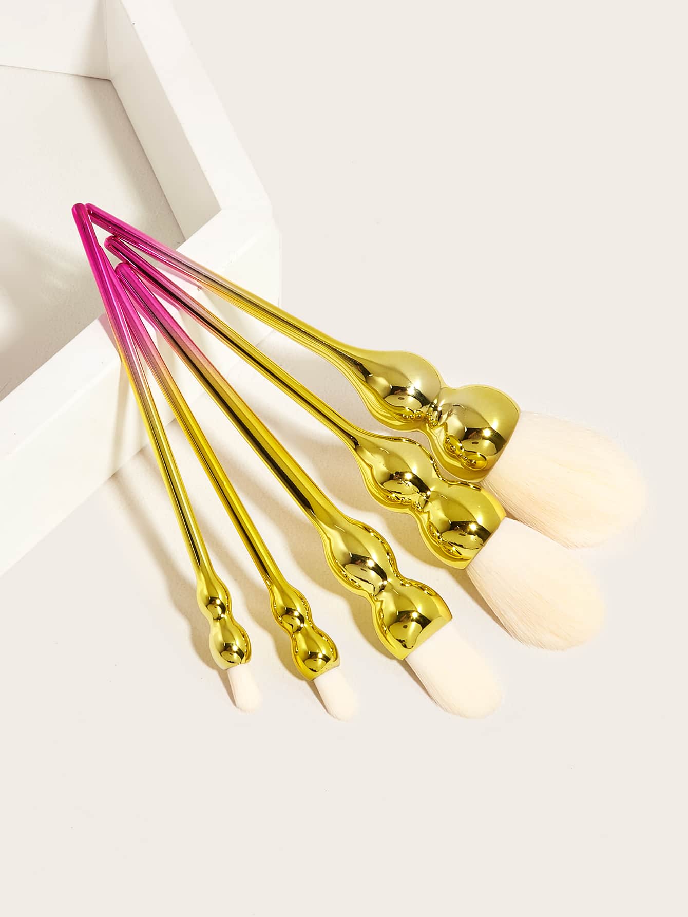 5pcs Ombre Makeup Brush Set,Brush Set,Makeup Brush Kit,Make Up Brush Set,Make Up Set Complete,Makeup Brush Set,Complete Makeup Kit,Brush Kit,Brushes Makeup Set,Makeup Gift Set,Set - Multicolor - View 1