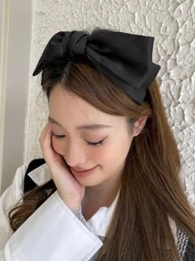 DAZY Băng đô nơ rắn trang trí băng đô ngày lễ tình nhân - màu đen - Xem 3