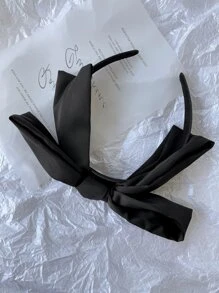 DAZY Băng đô nơ rắn trang trí băng đô ngày lễ tình nhân - màu đen - Xem 8