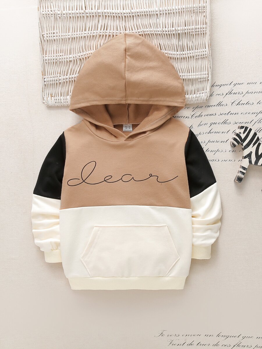 SHEIN Áo nỉ phối màu cho bé trai - Nhiều màu - Xem 1