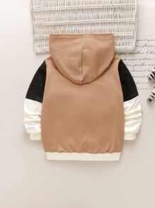 SHEIN Áo nỉ phối màu cho bé trai - Nhiều màu - Xem 2