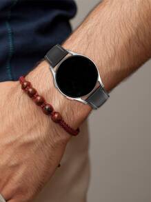 Correa de reloj compatible con Samsung Galaxy Watch 5 - Negro - Ver 2