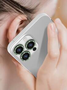 3入組閃光鏡頭保護膜相容於 iPhone 15/15Pro/15Plus/15Promax - 綠色 - 查看 2