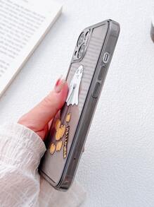 Halloween Cartoon Graphic Phone Case - Multicolor - View 3