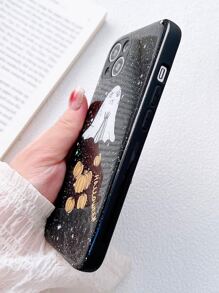 Halloween Cartoon Graphic Phone Case - Multicolor - View 2