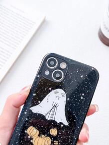 Halloween Cartoon Graphic Phone Case - Multicolor - View 3