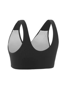 SHEIN Maternity 2packs Button Front Bra Set For Mother - Multicolor - View 5