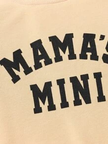 SHEIN Bộ thời trang bé trai Lá thư Giải trí - Nhiều màu - Xem 3