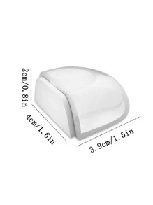 2 piezas Tope de puerta transparente - transparente - Ver 3