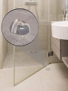 2 piezas Tope de puerta transparente - transparente - Ver 4