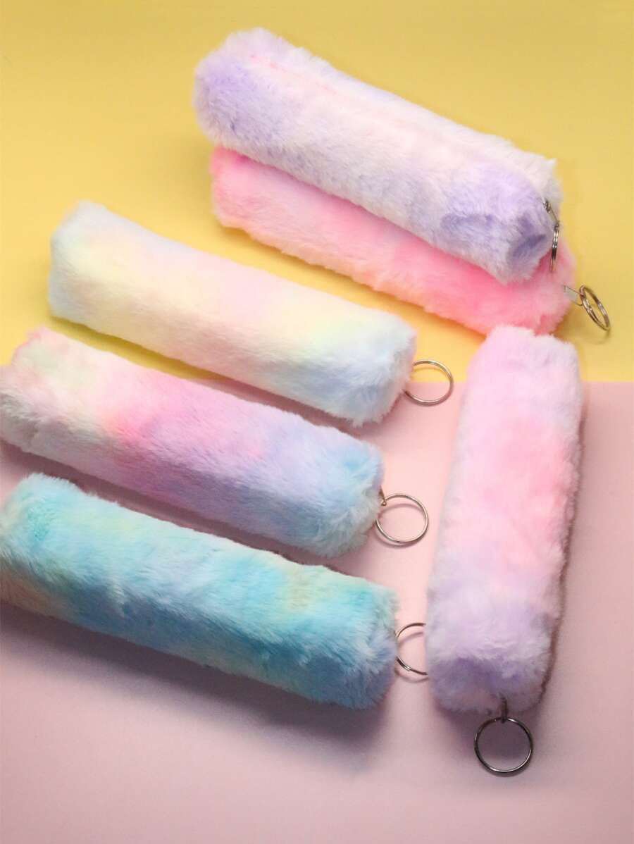 1 pc Gradien Warna Acak Kotak Pensil - MultiWarna - View 1