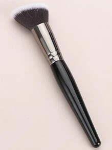 Cọ trang điểm chuyên nghiệp màu đen, đầu phẳng, hình chữ V, dùng cho kem nền, kem che khuyết điểm, phấn má hồng, tạo khối, phấn má hồng, phấn tạo màu đồng, phấn phủ, kem nền, phấn má hồng, quà tặng. - màu đen - Xem 4