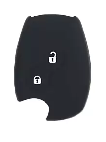 Funda de silicona para llave de coche compatible con Renault, funda para llavero - Negro - Ver 1
