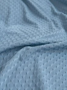 Plain Duvet Cover Set Without Filler - Blue - View 2