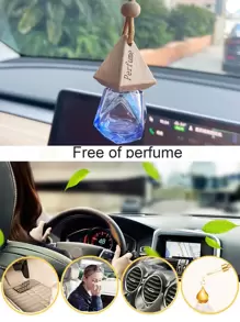 1pc Car Fragrance Bottle Pendant (Fragrance Not Included) - Multicolor - View 4