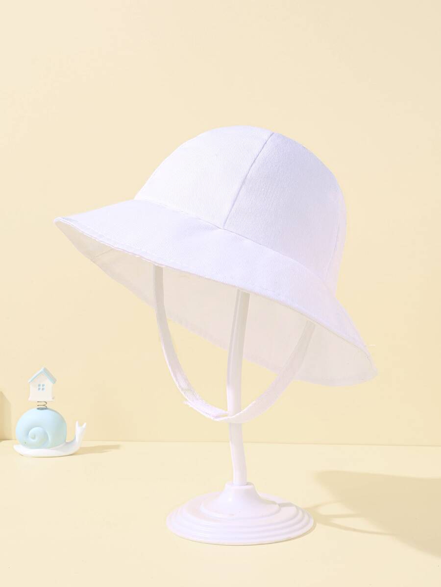 1入組嬰兒素色帽 - 白色 - 查看 1