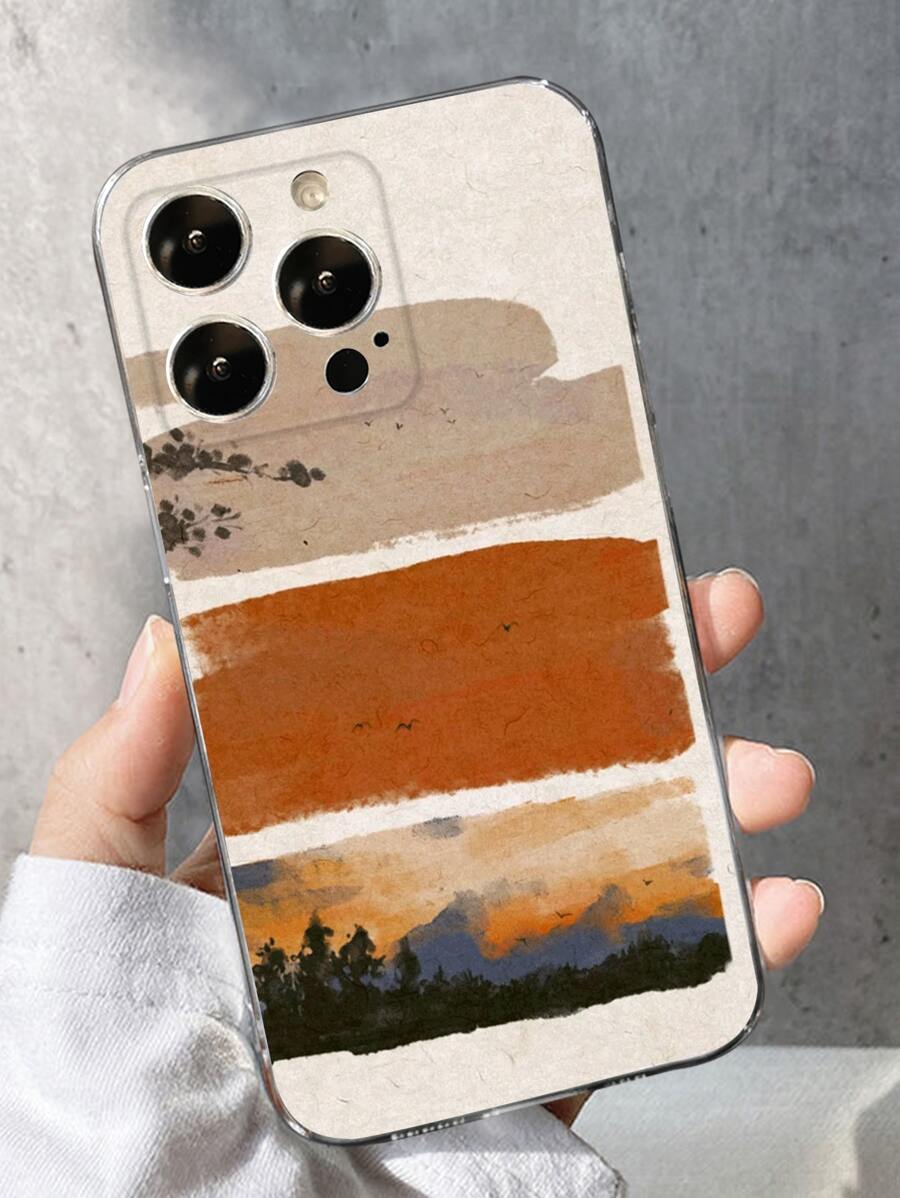 Landscape Print Phone Case - Multicolor - View 1