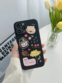 卡通小熊手機殼 - 彩色 - 查看 2