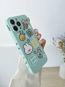 Étui de téléphone mignon motif lapin compatible avec iPhone 11, iPhone 13, iPhone 14 Pro Max