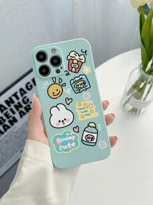 Étui de téléphone mignon motif lapin compatible avec iPhone 11, iPhone 13, iPhone 14 Pro Max
