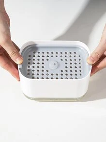 1pc Soap Dispenser Box, Multifunction Soap Lotion Dispenser For Kitchen - Multicolor - View 2