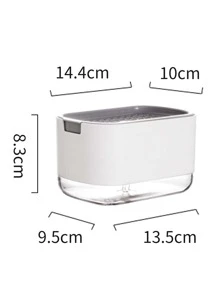 1pc Soap Dispenser Box, Multifunction Soap Lotion Dispenser For Kitchen - Multicolor - View 3