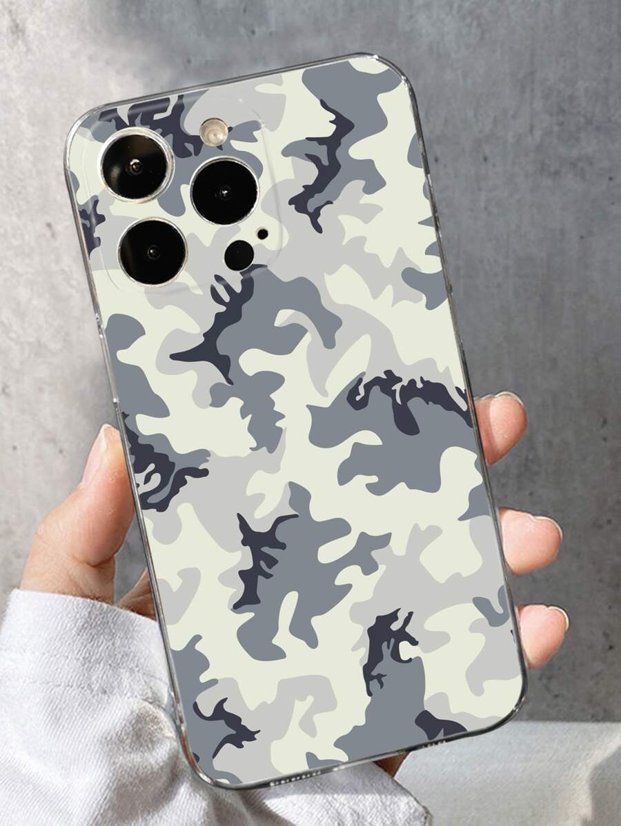 Camo Print Phone Case - Multicolor - View 1