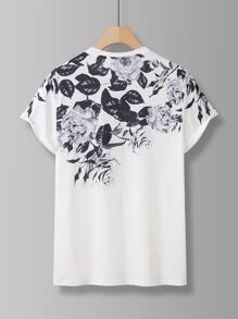 Manfinity RSRT Tops Nam Hoa Giải trí - trắng - Xem 2