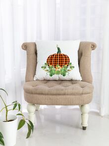 秋季南瓜印花裝飾枕套 - 彩色 - 查看 4